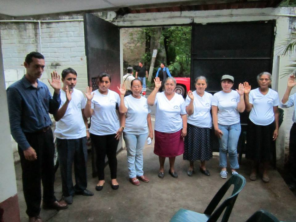 Juramentación de (ADESCOVICHEN) de Col. Villa Chentía