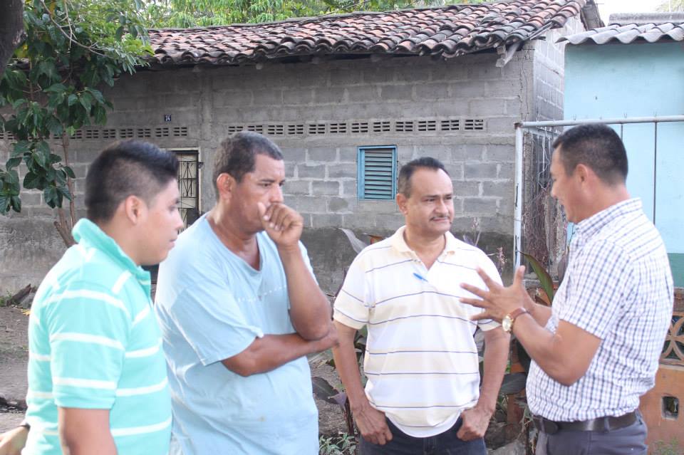 Juramentación de ADESCO de Colonia El Paraíso de Ctón. Pto. Parada