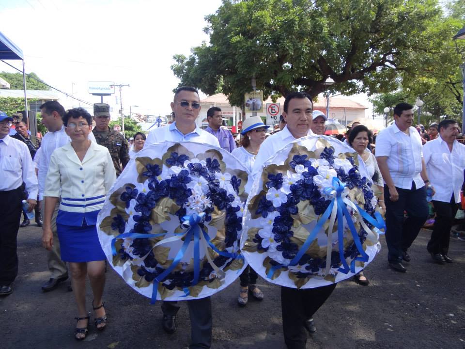 Colocación de Ofrendas Florales