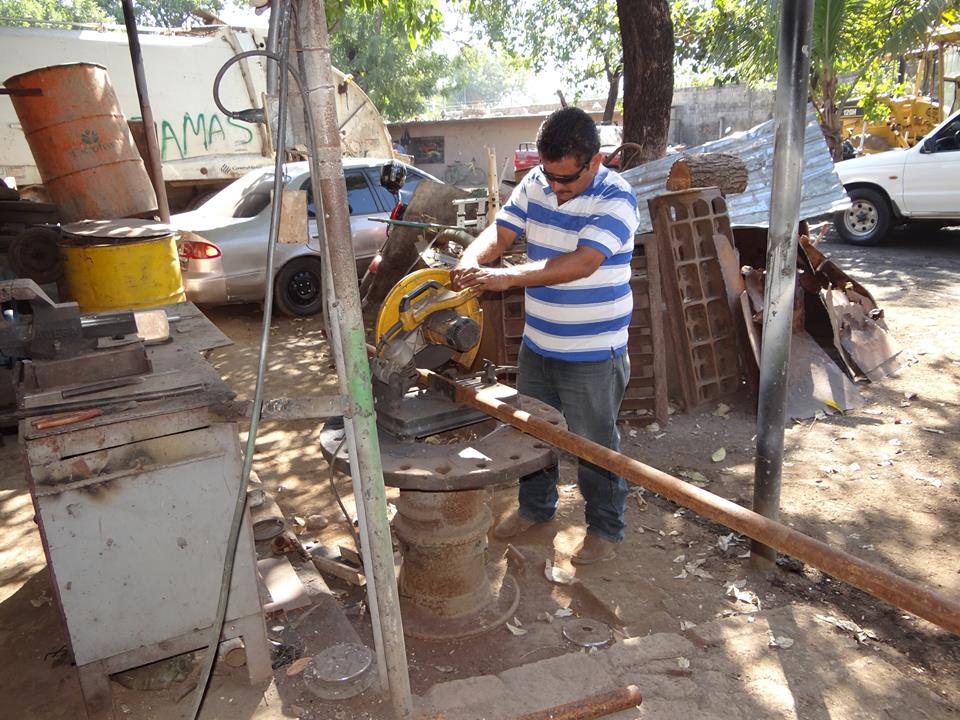 Miguel Jaime (Piedra) Apoyando la Escuela Municipal de Futbol