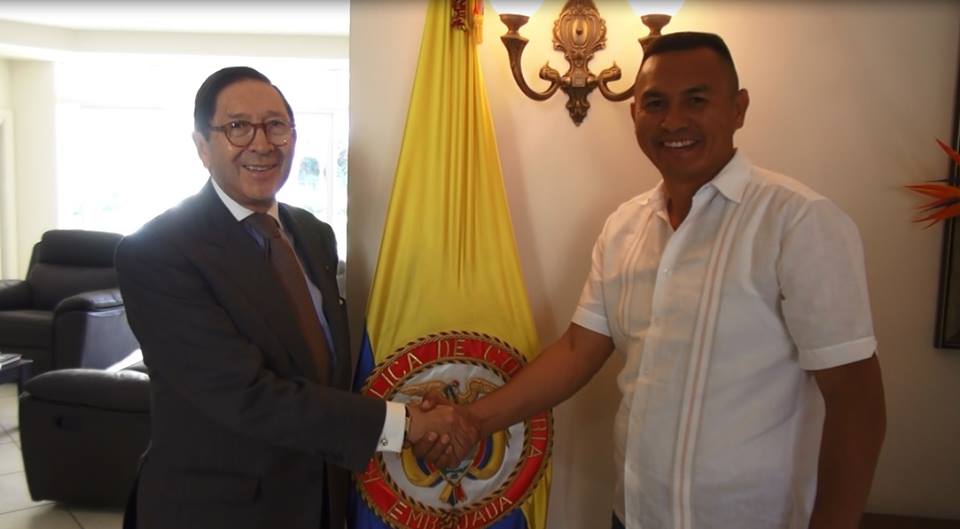 Fructífero Encuentro Sostiene el Alcalde y Embajador de Colombia