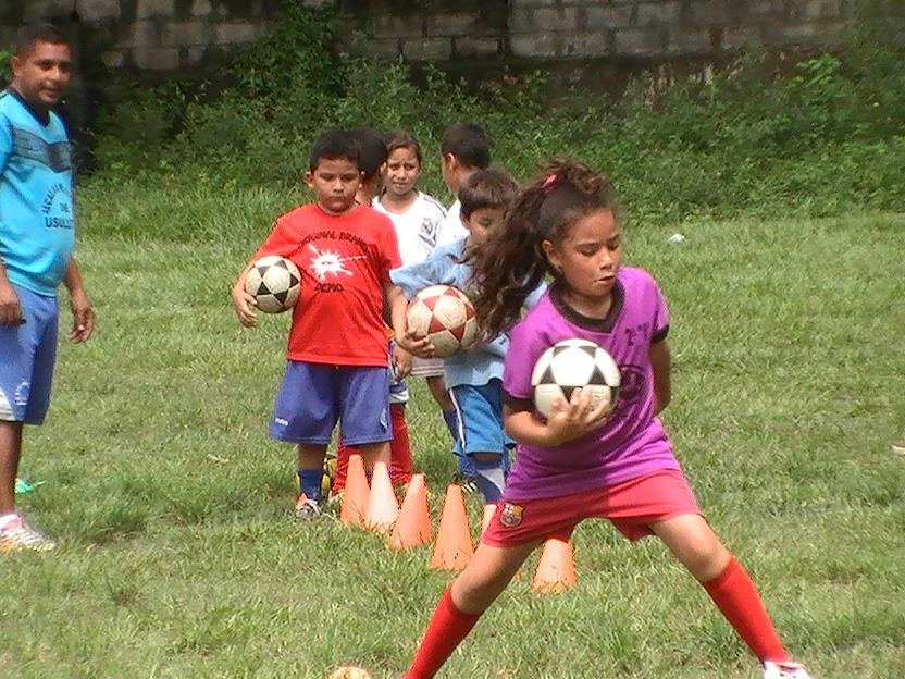 Entreno con los Jóvenes de la Escuela Municipal de Futbol