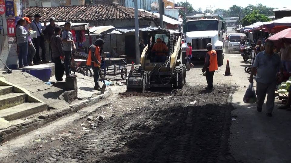 Los trabajos de Reparación de Baches Continua