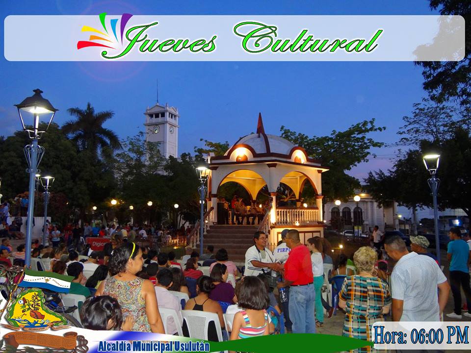 Jueves culturales, a partir de las 6 PM en el Parque Raúl F. Munguía.