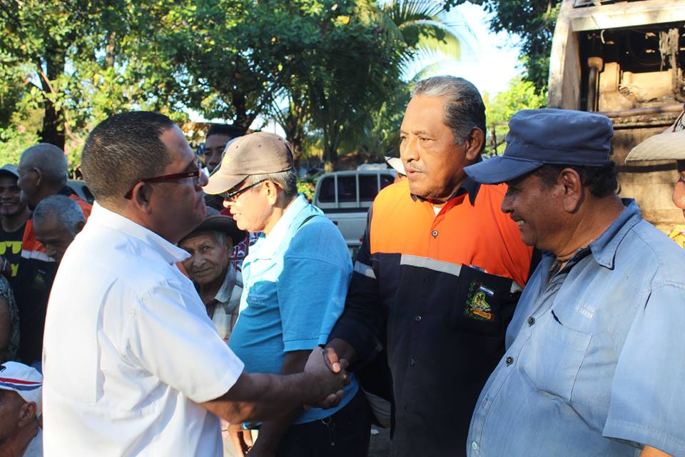 Alcalde Municipal Visitó Las Instalaciones De Mantenimiento