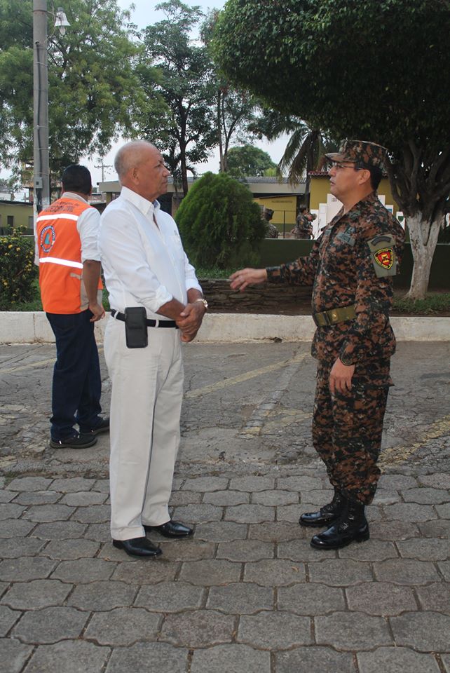 Mauricio Zelaya, Alcalde de Usulután asistió esta mañana al evento de conmemoración del día del soldado salvadoreño